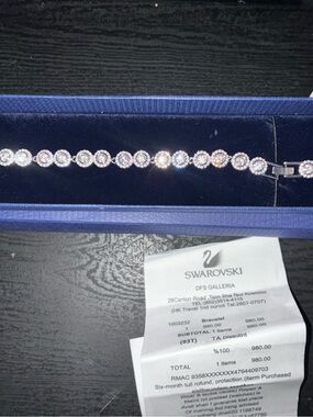 Swarovski Silver Crystal Bracelet
